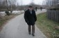 Andrzej M, born in 1929, leads our team to the execution site of the Jews from Wielkie Oczy © Markel Redondo-Yahad-In Unum